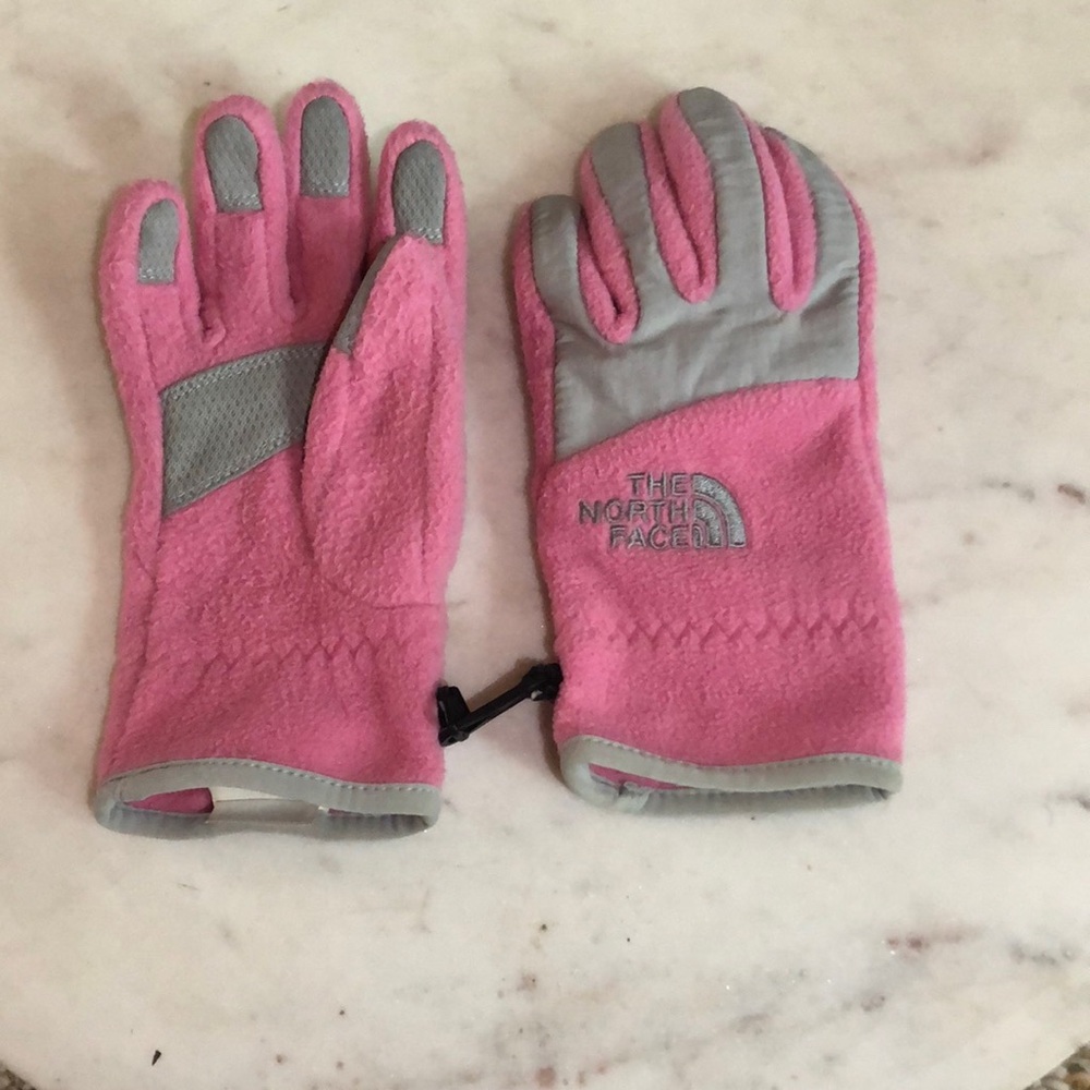😎. Girls The North Face fleece gloves